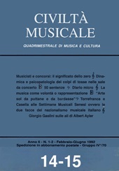 Issue, Civiltà musicale : 14/15, 1992, LoGisma