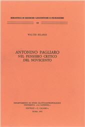 m, Antonino Pagliaro nel pensiero critico del Novecento, Il Calamo