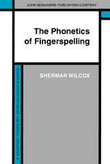 E-book, The Phonetics of Fingerspelling, John Benjamins Publishing Company