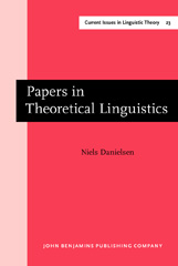E-book, Papers in Theoretical Linguistics, Danielsen, Niels, John Benjamins Publishing Company