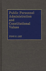 eBook, Public Personnel Administration and Constitutional Values, Bloomsbury Publishing