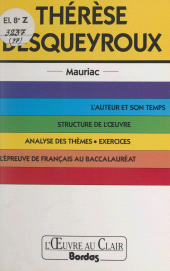 E-book, Thérèse Desqueyroux, Mauriac, Bordas (réédition numérique FeniXX)