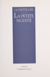 E-book, La Petite Nudité, Calmann-Lévy (réédition numérique FeniXX)