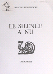 E-book, Le silence à nu, Caractères (réédition numérique FeniXX)