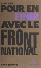 eBook, Pour en finir avec le Front national, La Découverte (réédition numérique FeniXX)