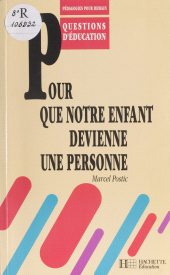 E-book, Pour que notre enfant devienne une personne, Hachette (réédition numérique FeniXX)