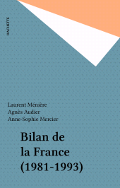 E-book, Bilan de la France (1981-1993), Hachette (réédition numérique FeniXX)