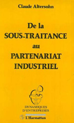 eBook, De la sous-traitance au partenariat industriel, L'Harmattan