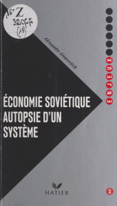 E-book, Économie soviétique : autopsie d'un système, Hatier (réédition numérique FeniXX)