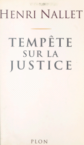 E-book, Tempête sur la justice, Plon (réédition numérique FeniXX)