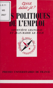 E-book, Les politiques de l'emploi, Presses universitaires de France (réédition numérique FeniXX)