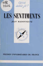 E-book, Les Sentiments, Presses universitaires de France (réédition numérique FeniXX)