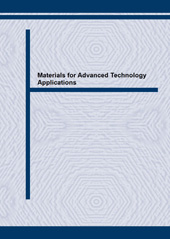E-book, Materials for Advanced Technology Applications, Trans Tech Publications Ltd