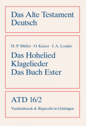 E-book, Das Hohe Lied, Klagelieder, Das Buch Ester, Vandenhoeck & Ruprecht