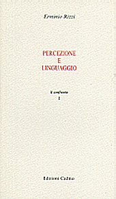 eBook, Percezione e linguaggio : problemi critici, Rizzi, Erminio, 1921-, Cadmo
