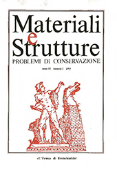 Issue, Materiali e strutture : problemi di conservazione : III, 2, 1993, "L'Erma" di Bretschneider