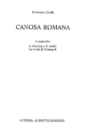 E-book, Canosa romana, Grelle, Francesco, "L'Erma" di Bretschneider
