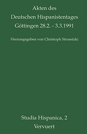 eBook, Akten des Deutschen Hispanistentages, Göttingen, 28.2.-3.3.1991, Iberoamericana  ; Vervuert