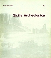 Fascicolo, Sicilia archeologica : XXVI, 81, 1993, "L'Erma" di Bretschneider
