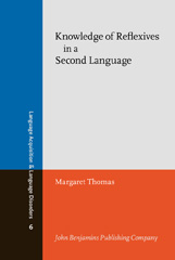 E-book, Knowledge of Reflexives in a Second Language, Thomas, Margaret, John Benjamins Publishing Company