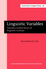 E-book, Linguistic Variables, John Benjamins Publishing Company