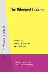 E-book, The Bilingual Lexicon, John Benjamins Publishing Company