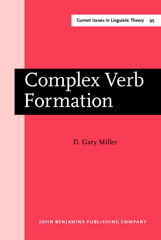 E-book, Complex Verb Formation, John Benjamins Publishing Company