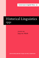 E-book, Historical Linguistics 1991, John Benjamins Publishing Company