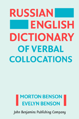 E-book, Russian-English Dictionary of Verbal Collocations, John Benjamins Publishing Company