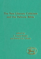 eBook, The New Literary Criticism and the Hebrew Bible, Bloomsbury Publishing