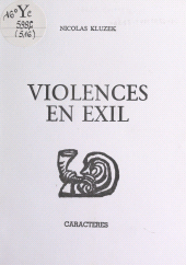E-book, Violences en exil, Caractères (réédition numérique FeniXX)