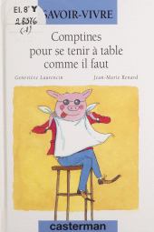 E-book, Comptines pour se tenir à table comme il faut, Casterman (réédition numérique FeniXX)