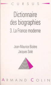 eBook, Dictionnaire des biographies (3) : La France moderne, 1483-1815, Armand Colin (réédition numérique FeniXX)