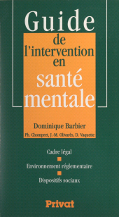 E-book, Guide de l'intervention en santé mentale, Dunod (réédition numérique FeniXX)
