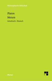 m, Menon : Zweisprachige Ausgabe, Felix Meiner Verlag