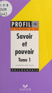 E-book, Savoir et pouvoir (1) : La puissance du désordre, Hatier (réédition numérique FeniXX)