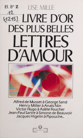 E-book, Le Livre d'or des plus belles lettres d'amour, Marabout (réédition numérique FeniXX)