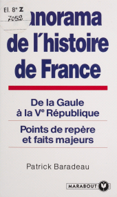 E-book, Panorama de l'histoire de France, Marabout (réédition numérique FeniXX)