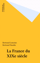 E-book, La France du XIXe siècle, Éditions de La Martinière (réédition numérique FeniXX)