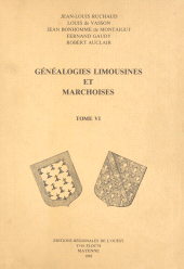 E-book, Généalogies limousines et marchoises (6), Éditions régionales de l'Ouest (réédition numérique FeniXX)