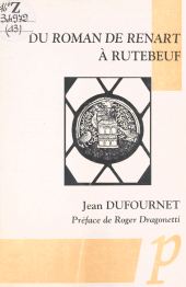 E-book, Du Roman de Renart à Rutebeuf, Editions Paradigme (réédition numérique FeniXX)