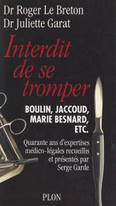 eBook, Interdit de se tromper : Quarante ans d'expertises médico-légales, Plon (réédition numérique FeniXX)
