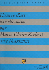 E-book, L'oeuvre d'art par elle-même, Presses universitaires de France (réédition numérique FeniXX)