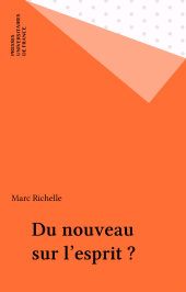 E-book, Du nouveau sur l'esprit ?, Presses universitaires de France (réédition numérique FeniXX)