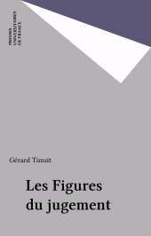 E-book, Les Figures du jugement, Presses universitaires de France (réédition numérique FeniXX)