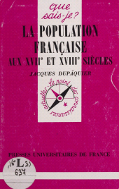 E-book, La Population française aux XVIIe et XVIIIe siècles, Presses universitaires de France (réédition numérique FeniXX)