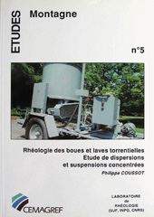 E-book, Rhéologie des boues et laves torrentielles : Étude de dispersions et suspensions concentrées, Coussot, Philippe, Irstea