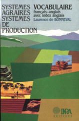 eBook, Systèmes agraires, systèmes de production : Vocabulaire français-anglais avec index anglais, Inra