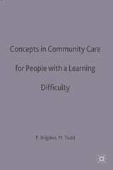eBook, Concepts in community care for people with a learning difficulty, Red Globe Press