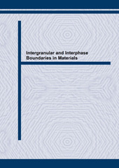 E-book, Intergranular and Interphase Boundaries in Materials, Trans Tech Publications Ltd